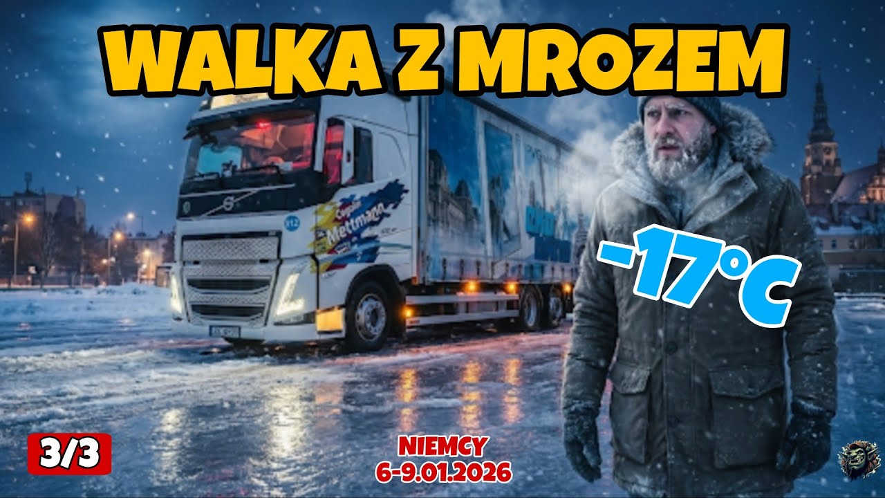 #127 Świdnica i LODOWATY Finał ❄️ Trucker Vlog: Walka z mrozem
