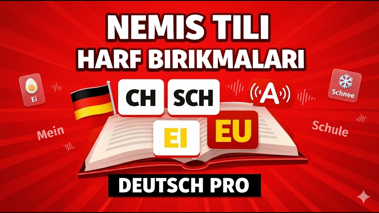 Nemis tili - Harf birikmalari - 2 Dars - Deutsch Pro
