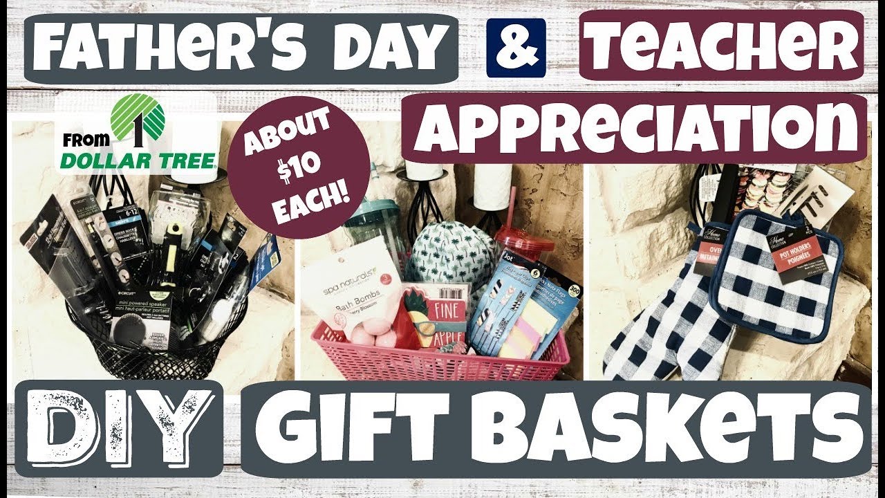 DIY Gift Baskets for Father's Day and Teacher Appreciation!