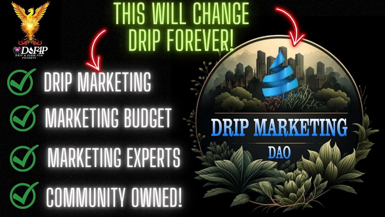 Drip Community and Drip Network official community marketing team announcement