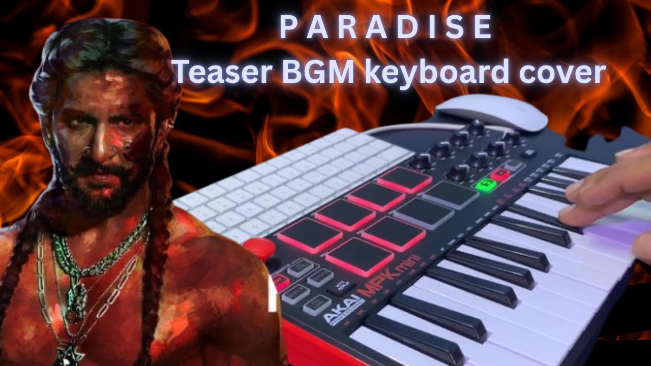 The Paradise Theme OST keyboard cover by Arun Shankar | Nani | Srikanth Odela | Anirudh Ravichander