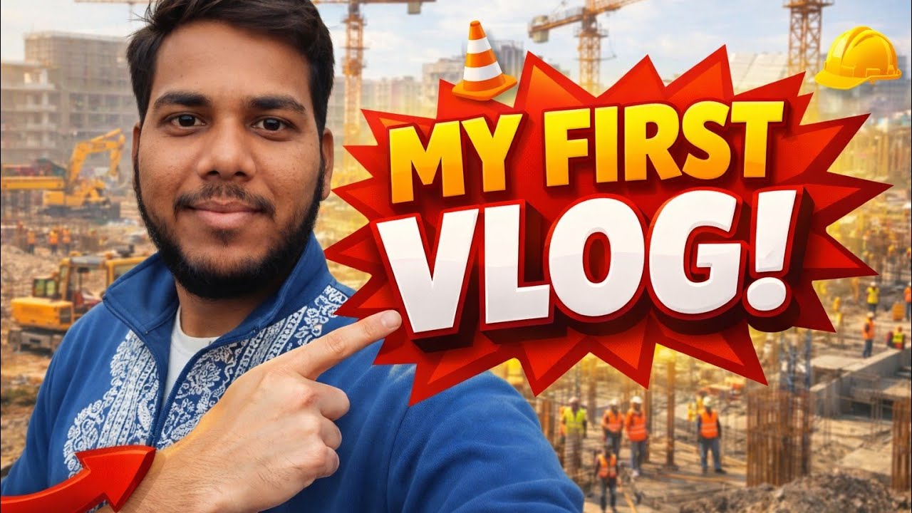 My First Civil Vlog 👷‍♂️