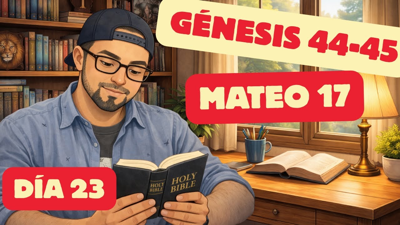 Día 23 - Génesis 44-45 y Mateo 17 - BIBLIA EN UN AÑO NBLA