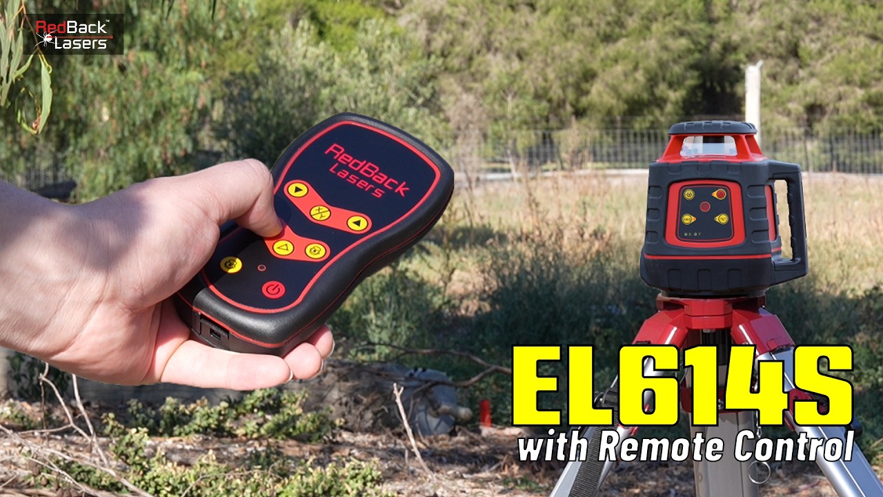 EL614S Rotating Laser with Remote Control - Feature Deep Dive | RedBack Lasers
