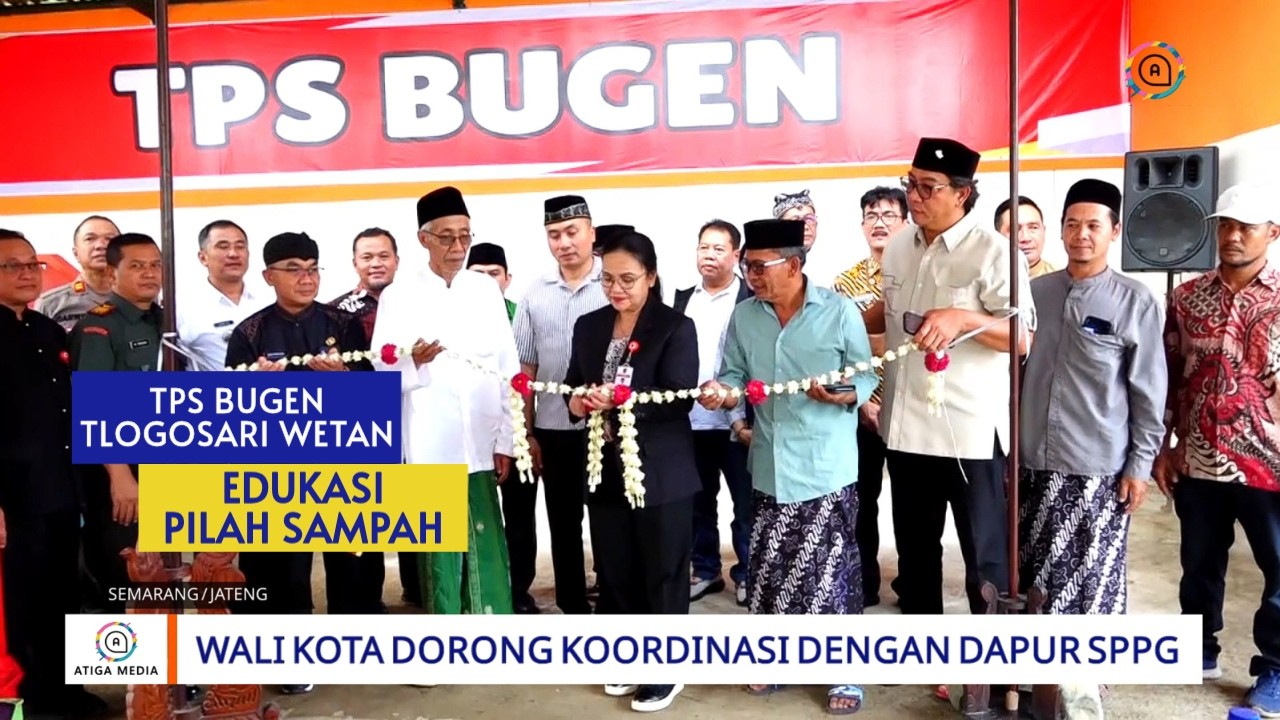 Wali Kota Resmikan TPS Bugen, Optimis Tlogosari Wetan Bersih