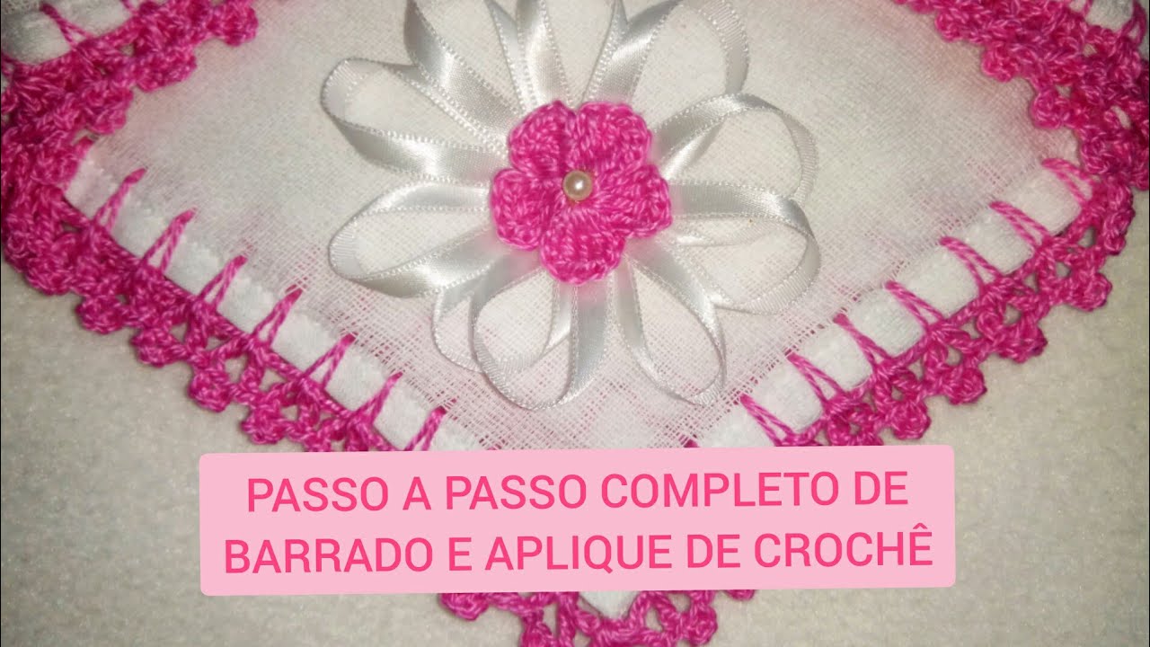 COMO FAZER FRALDA DE  BOCA PASSO A PASSO BARRADO DE CROCHÊ E DECORAÇÃO COMPLETA #59