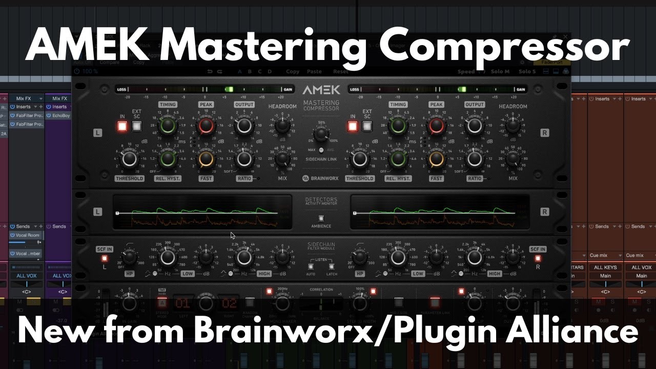 AMEK Mastering Compressor | New from Brainworx/Plugin Alliance