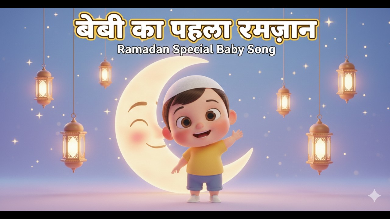 बेबी का पहला रमज़ान 🌙 | Ramadan Special Nursery Rhyme in Hindi | Happy Nursery Rhymes