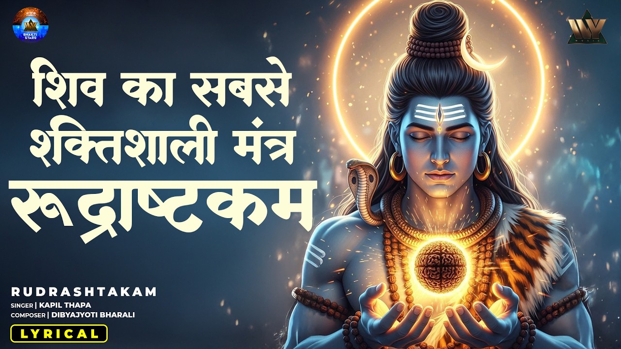 Rudrashtakam Stotram | रुद्राष्टकम् | Shiva Stotra | Powerful Shiv Bhajan | Mahadev Mantra