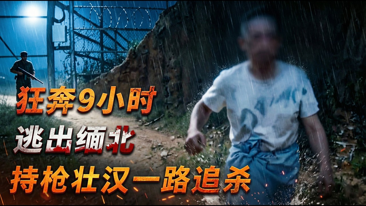 男子狂奔9小时逃出缅北，持枪壮汉一路追杀，网友：神人！