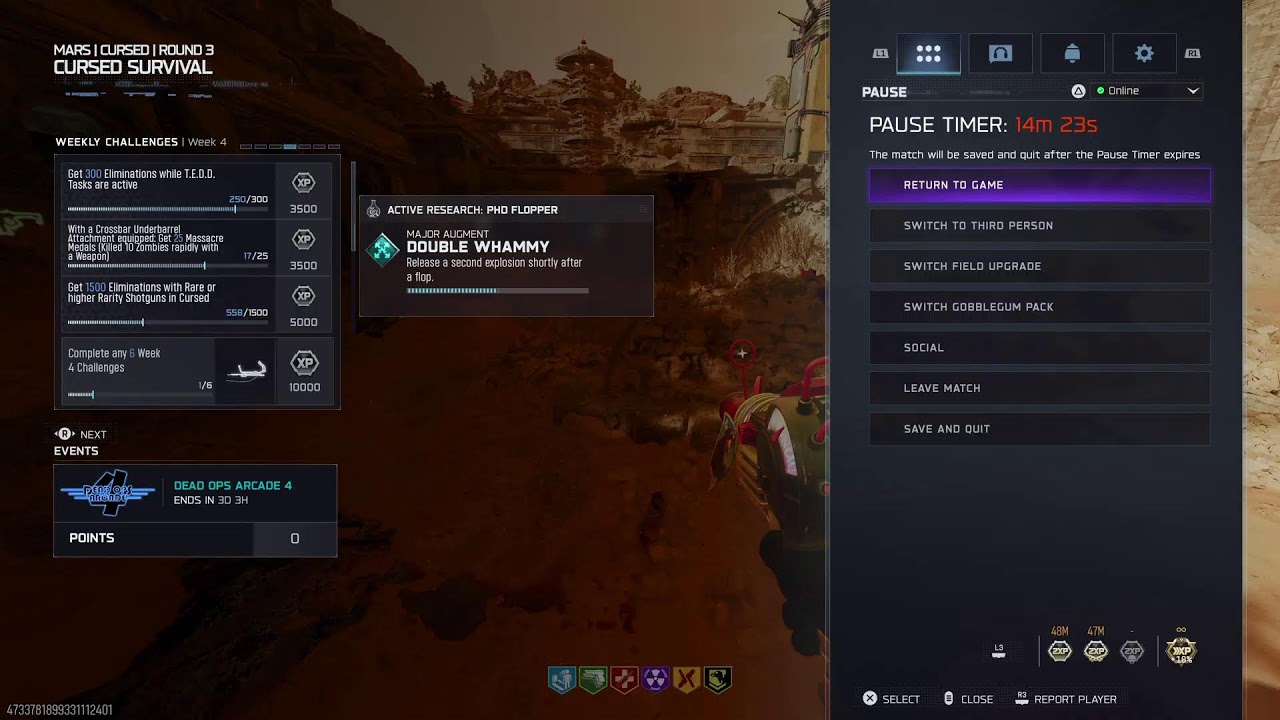 Black Ops 7 Mars Survival Solo No Commentary