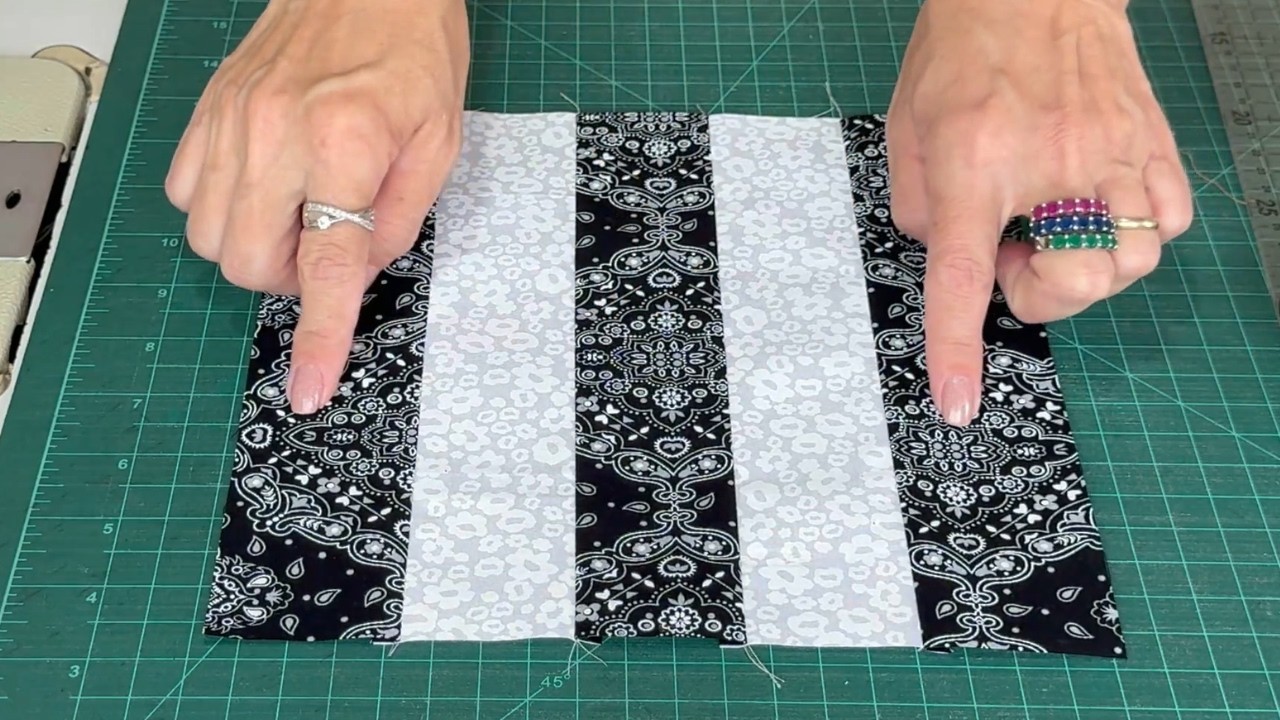 APENAS Faixas de Tecidos 🤩 PATCHWORK R&aacute;pido e F&Aacute;CIL de Costurar