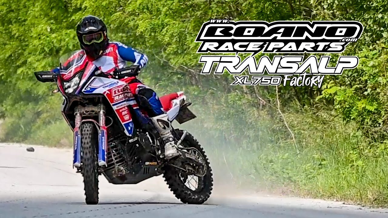 FULL Gas on Honda Transalp 750 Boano Factory