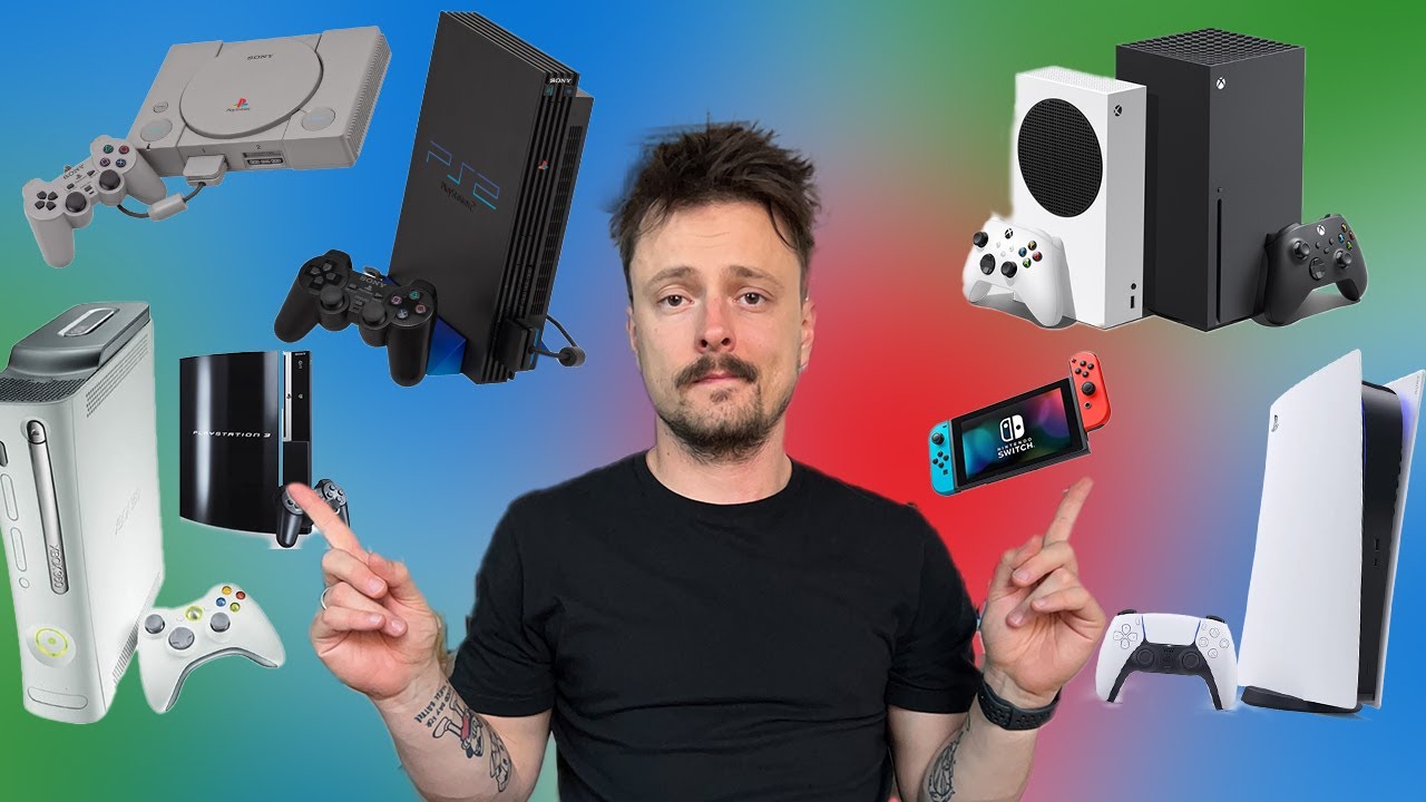 Konsole do gier kiedyś vs dzisiaj 🎮
