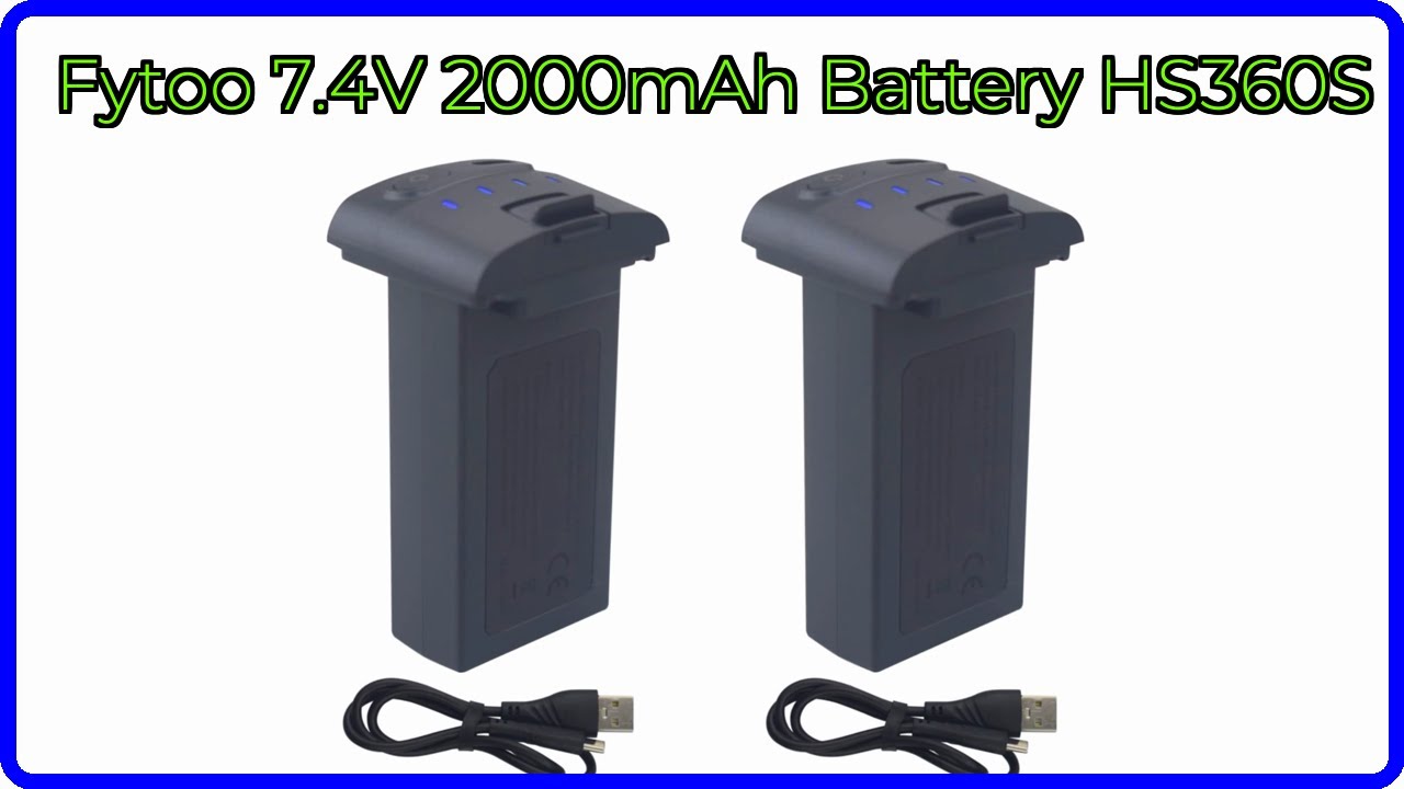REVIEW (2026): Fytoo 7.4V 2000mAh Battery HS360S. ESSENTIAL details.