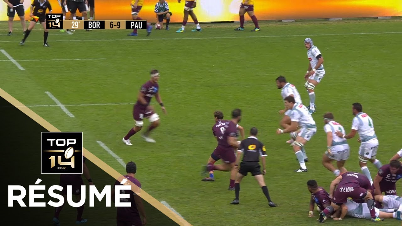 TOP 14 - Résumé Bordeaux-Bègles-Pau: 41-19 - J1 - Saison 2018/2019