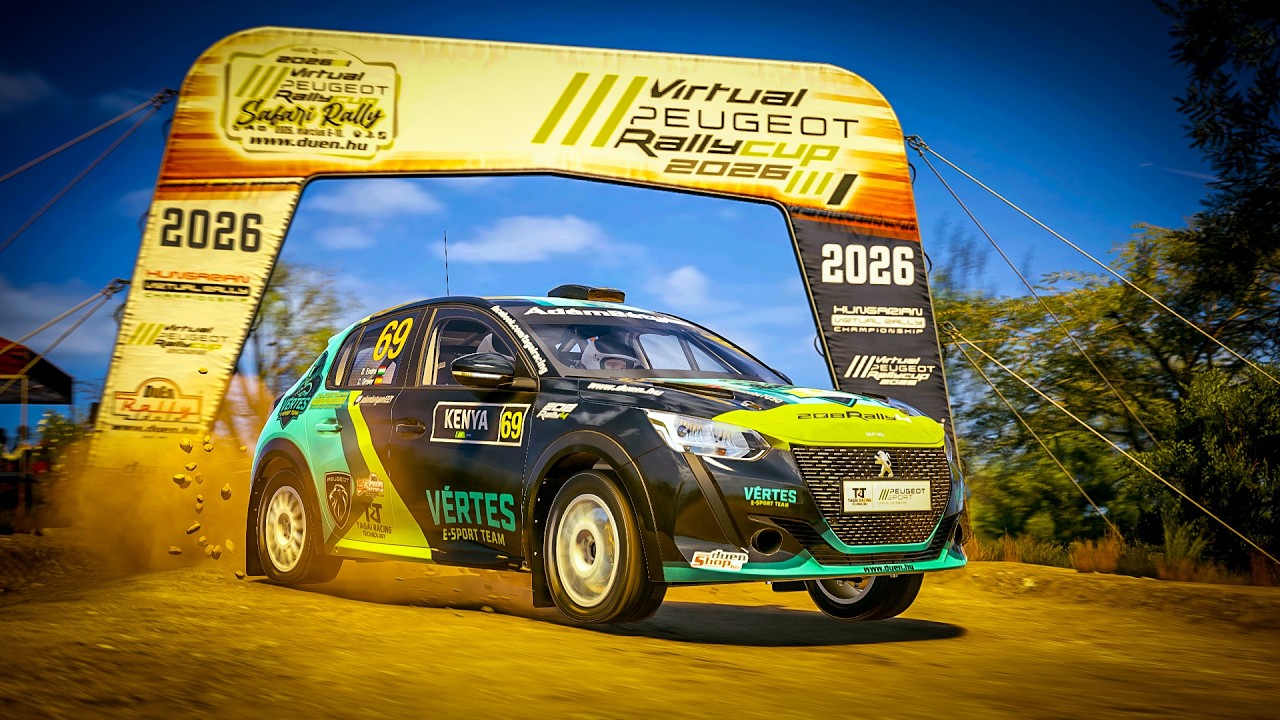 Peugeut kupa pályabejárás (Kenya) | Ea Sports WRC