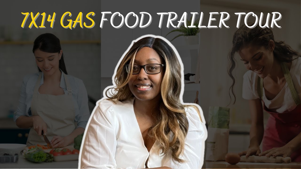 White Custom 7x14 Food Trailer Gas Video Tour - Joe the Cart Guy - HOW TO START A FOOD TRAILER