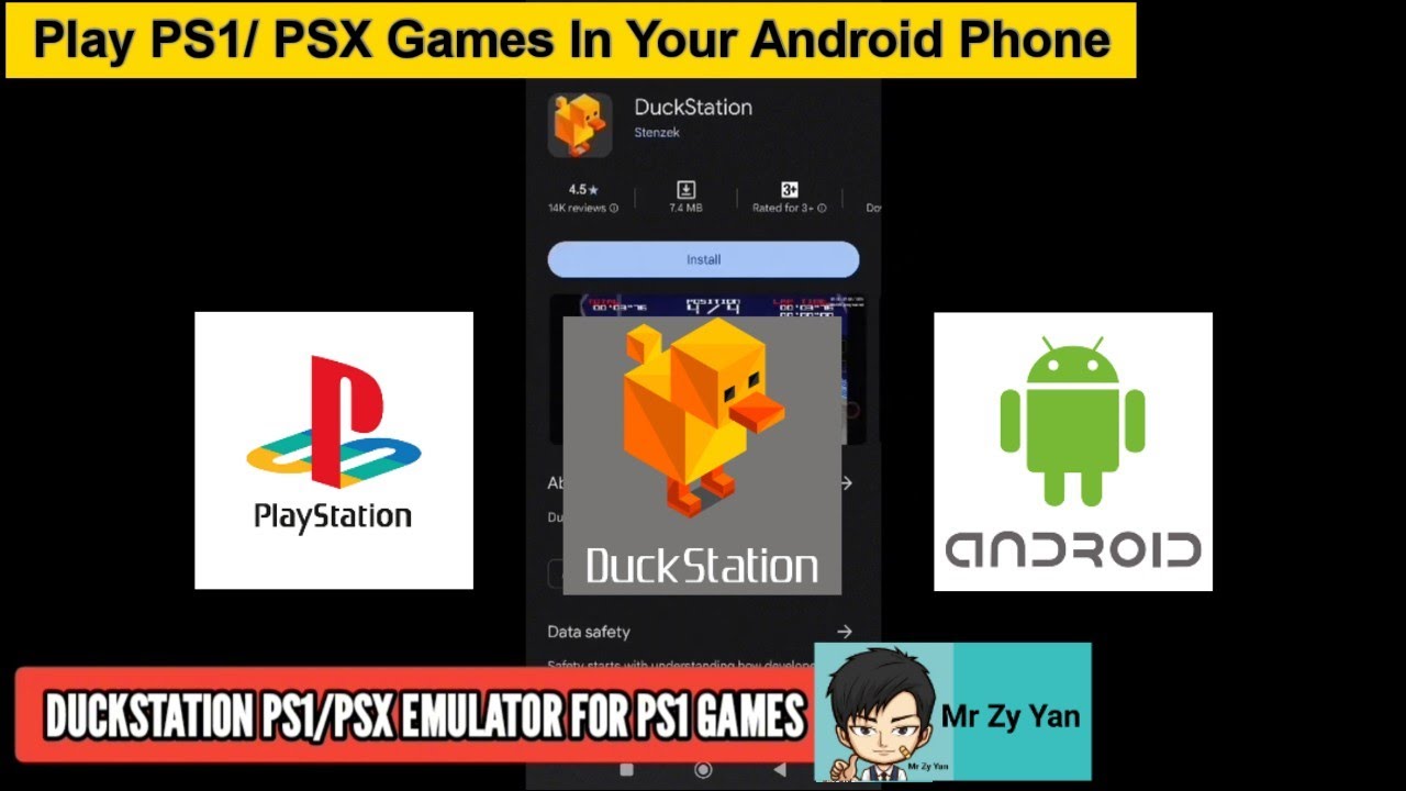 Play PS1 / PSX Games In Your Android Phone Using Duckstation Emulator