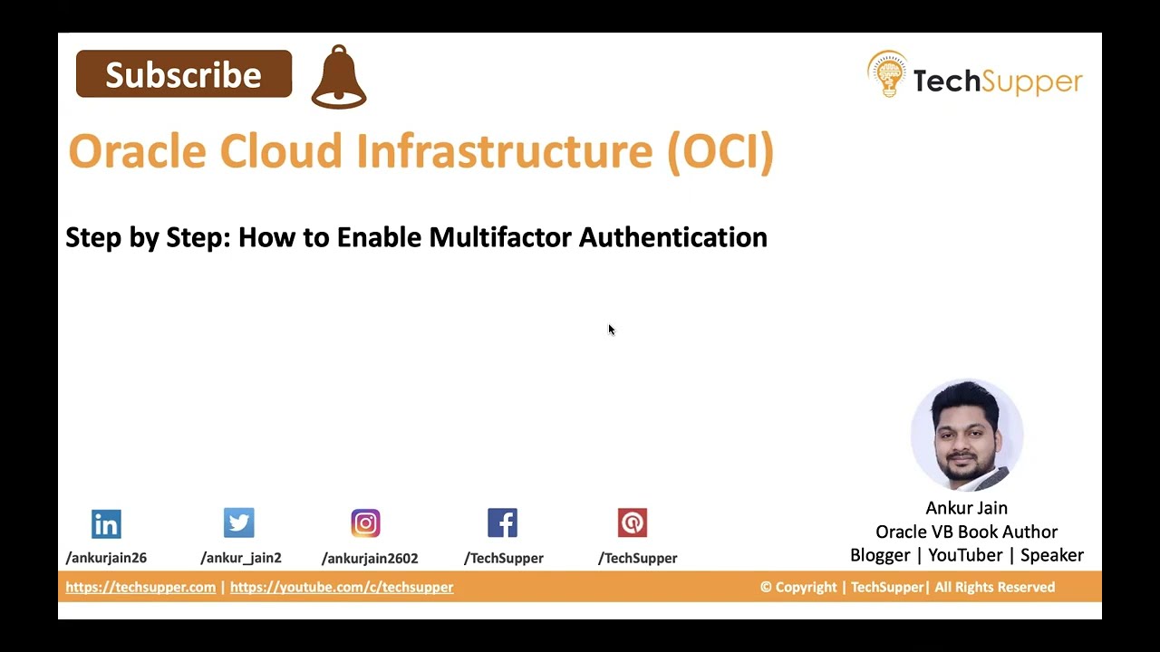 How to Enable Multifactor Authentication in Oracle Cloud Infrastructure