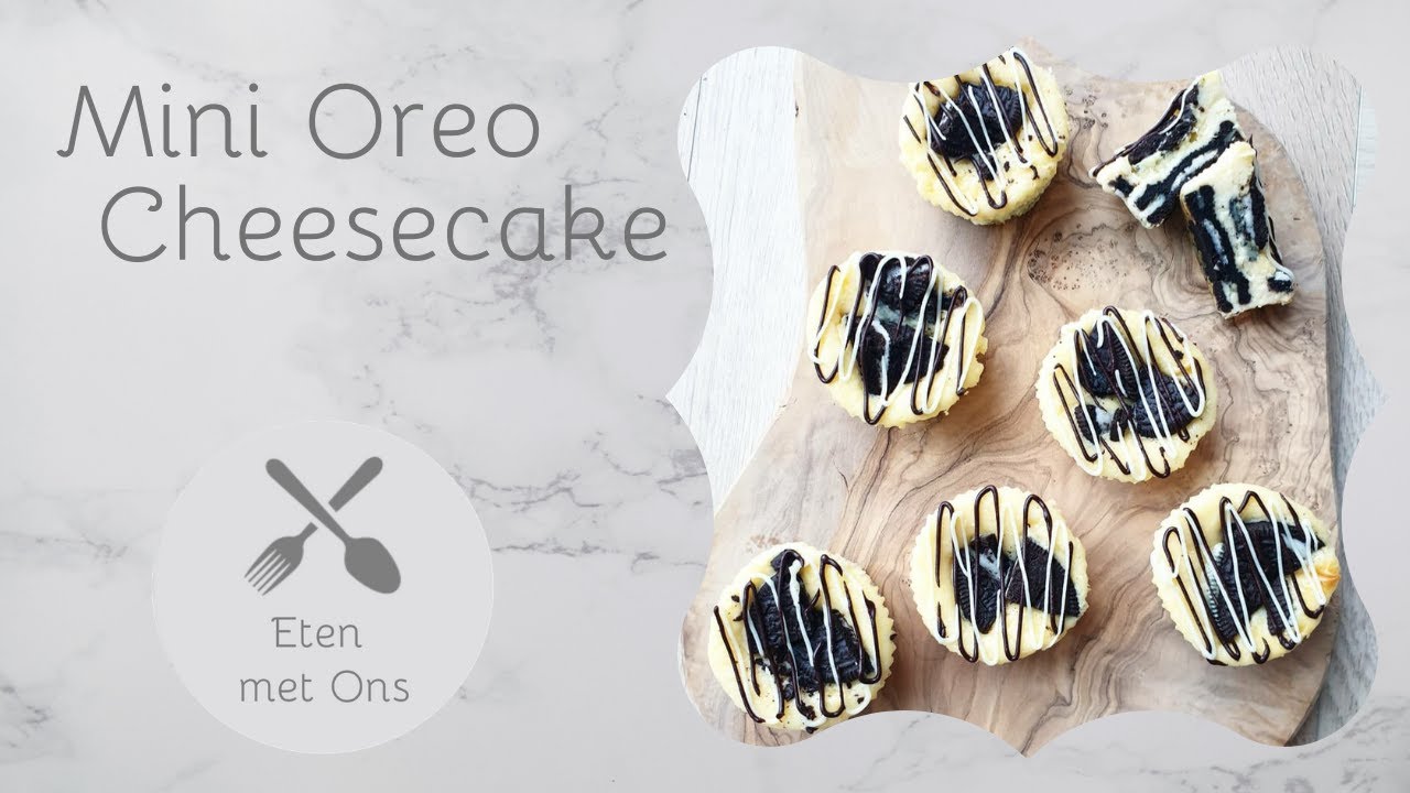 Mini Oreo Cheesecake / Eten met Ons