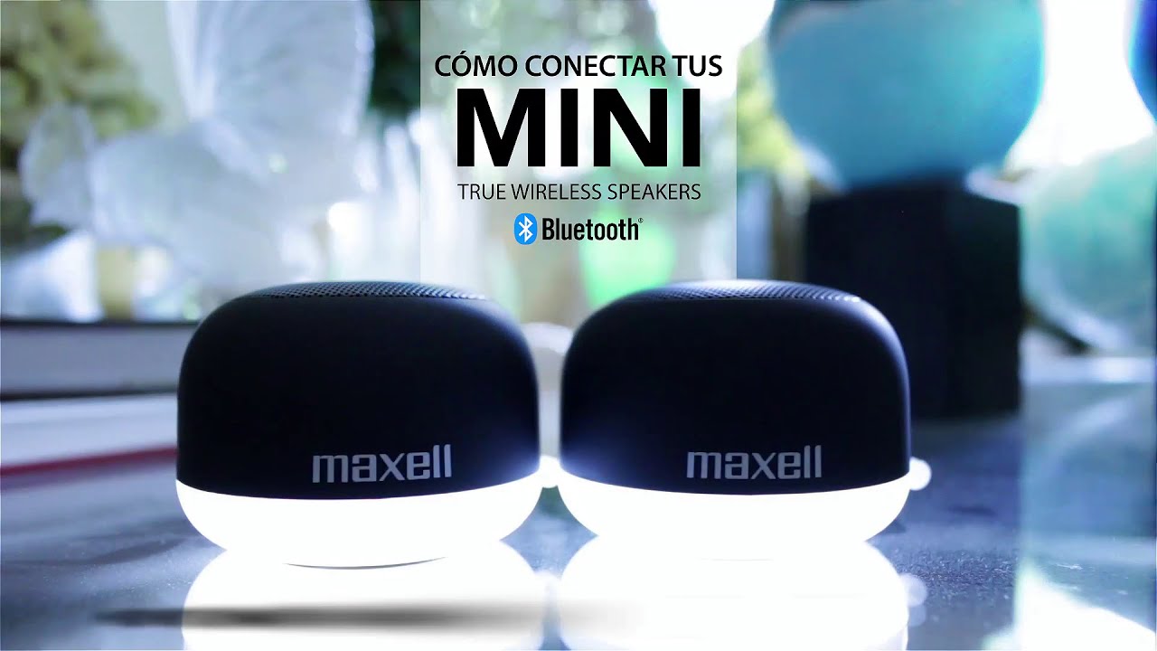 Cómo conectar tus MINI TRUE WIRELESS SPEAKERS a tu dispositivo Bluetooth (Español & English)