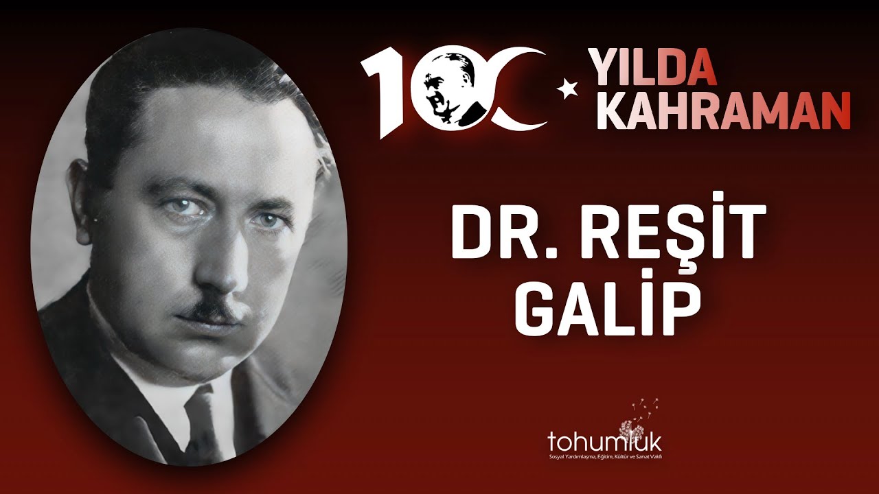 DR. REŞİT GALİP | 100. YILDA 100 KAHRAMAN
