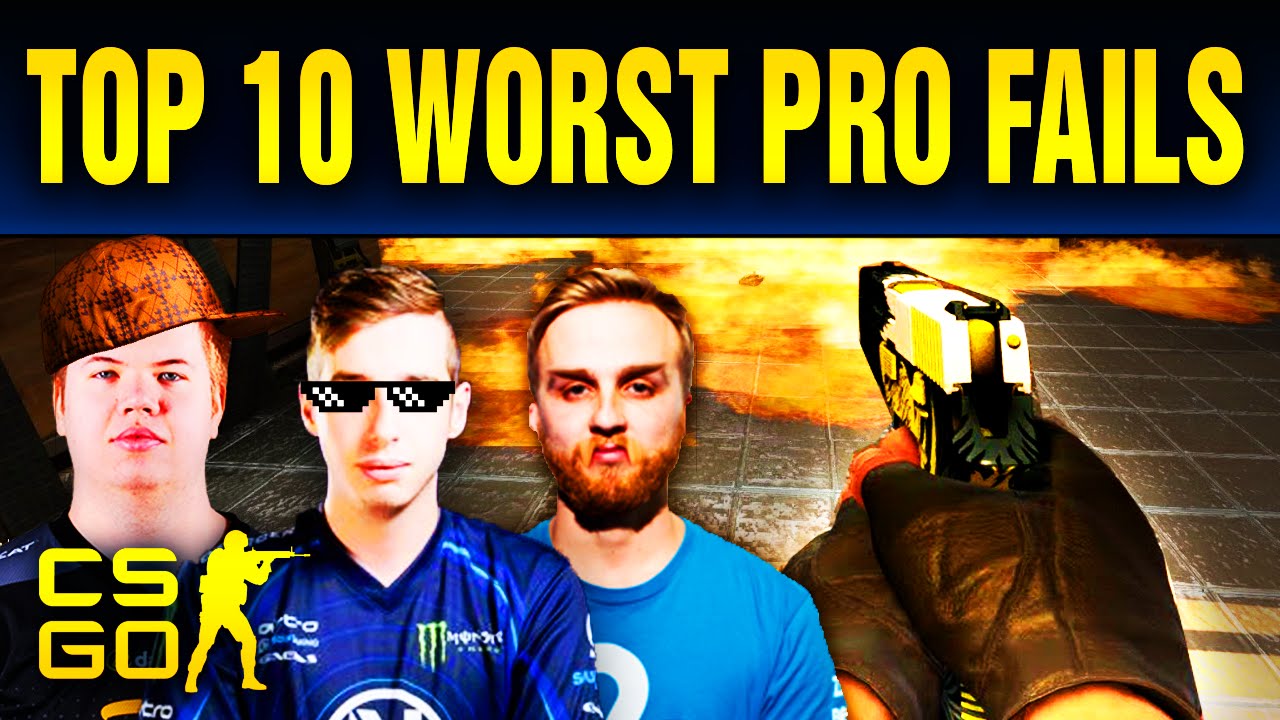 Top 10 Cringiest Pro Fails In CS:GO History