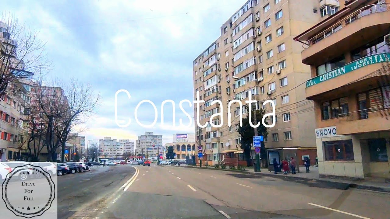 Relaxing Drive Through Constanța Romania 🚗 | City Streets Tour...