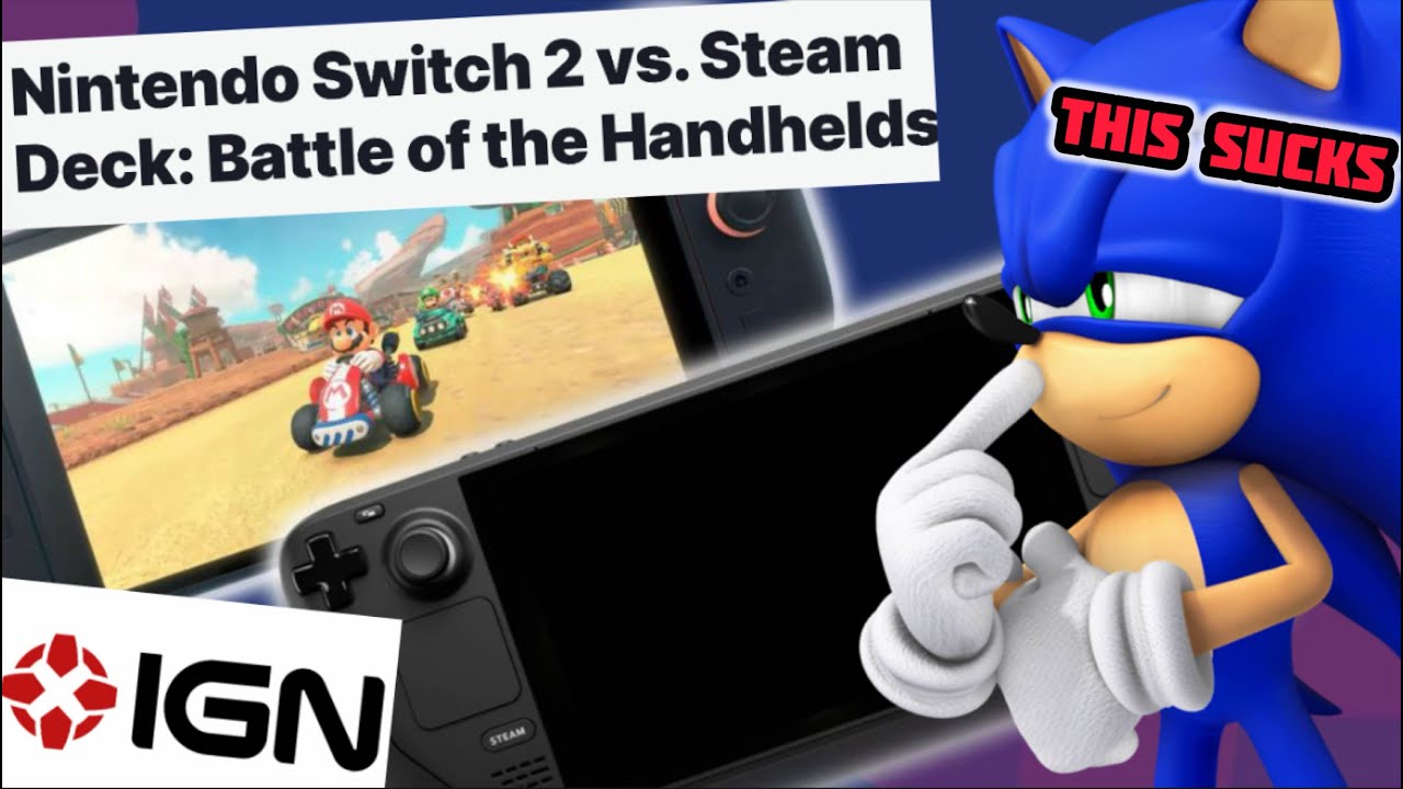 Разоблачение нечестного сравнения Nintendo Switch 2 и Steamdeck от IGN