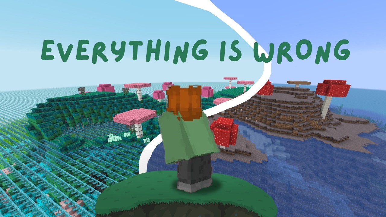 This is NOT how Minecraft is Supposed to look....