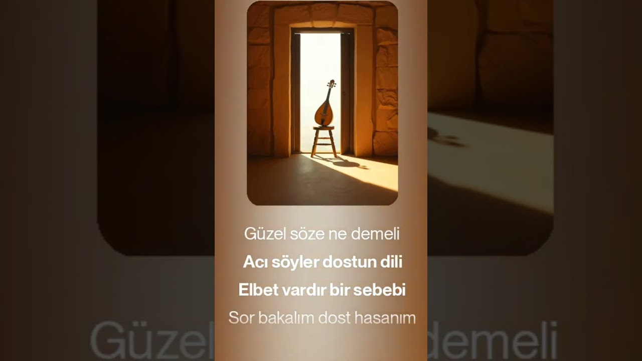 Özü sözü bir olanın # türkü söz müzik dost hasanım 