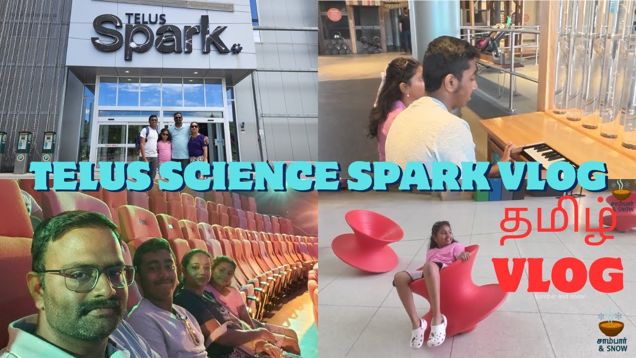 கனடாவில் oru science park🔭🔬 | Telus science spark Calgary| #tamil #tamilcanadavlog #calgary #alberta
