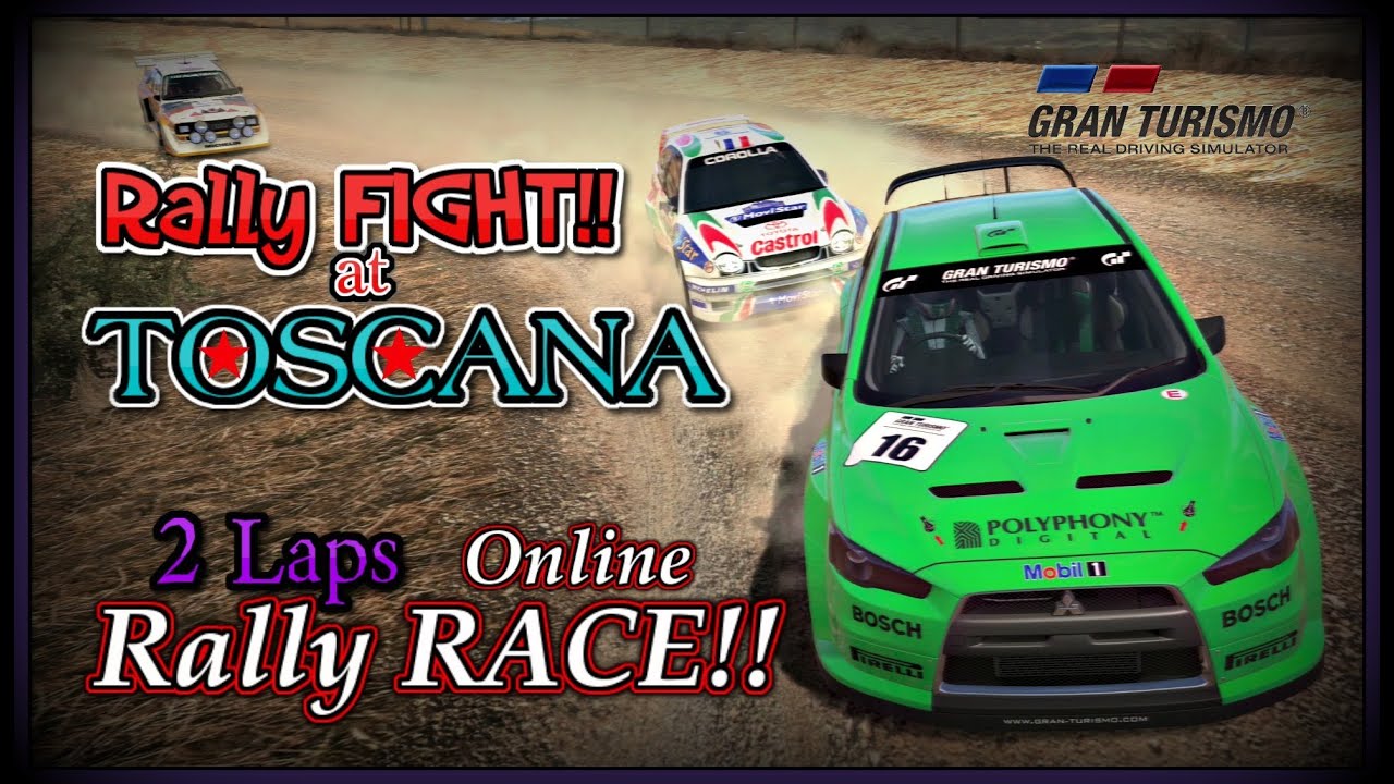 GT6 (Gran Turismo 6) | Cinematic [EDITED] Rally FIGHT @ Toscana | Online Rally Race