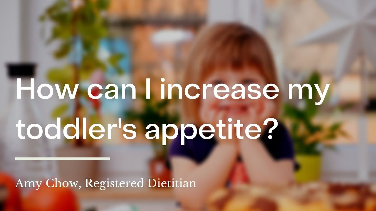 How can I increase my toddler's appetite? | wikiHow Asks a Registered Dietitian