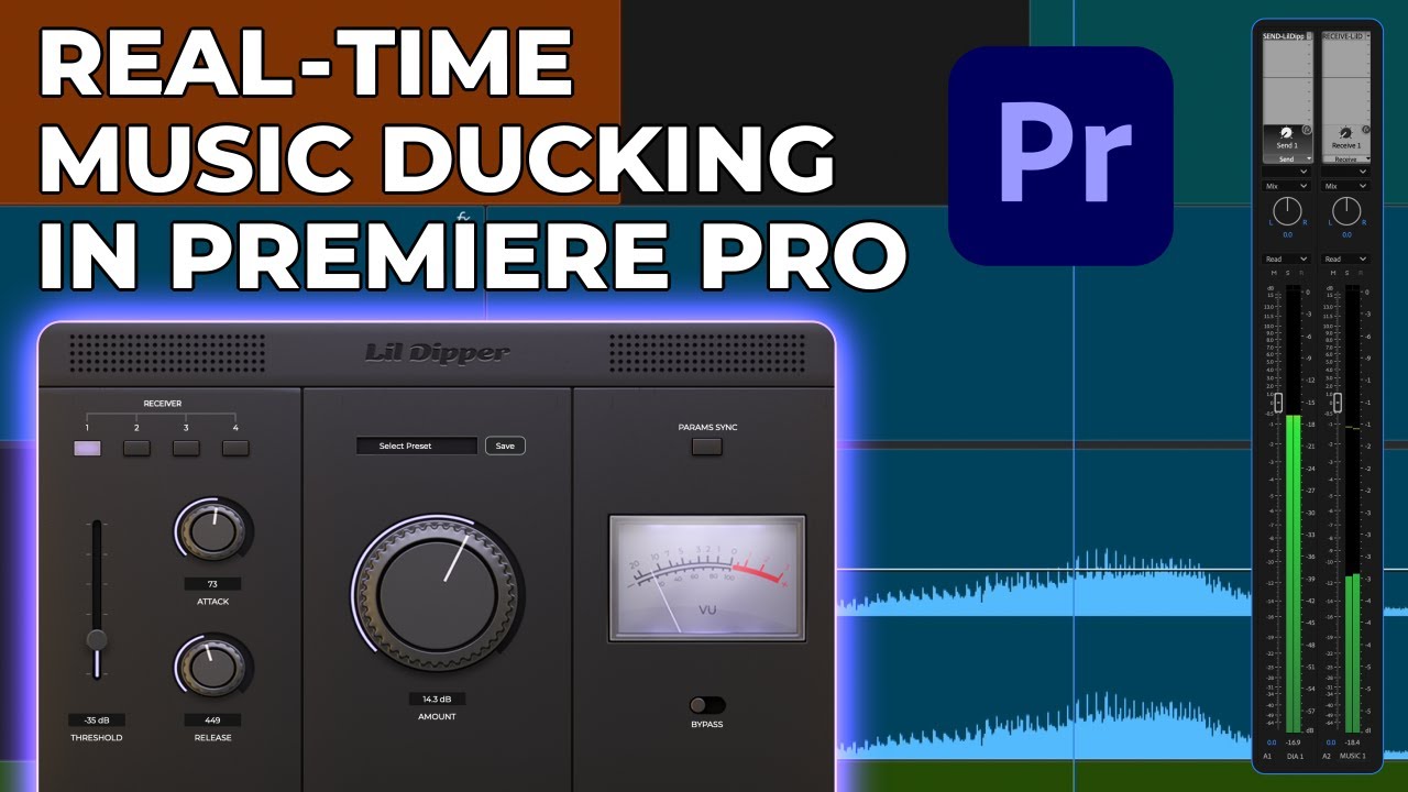 Music Ducking in Adobe Premiere Pro with Lil Dipper Plugin