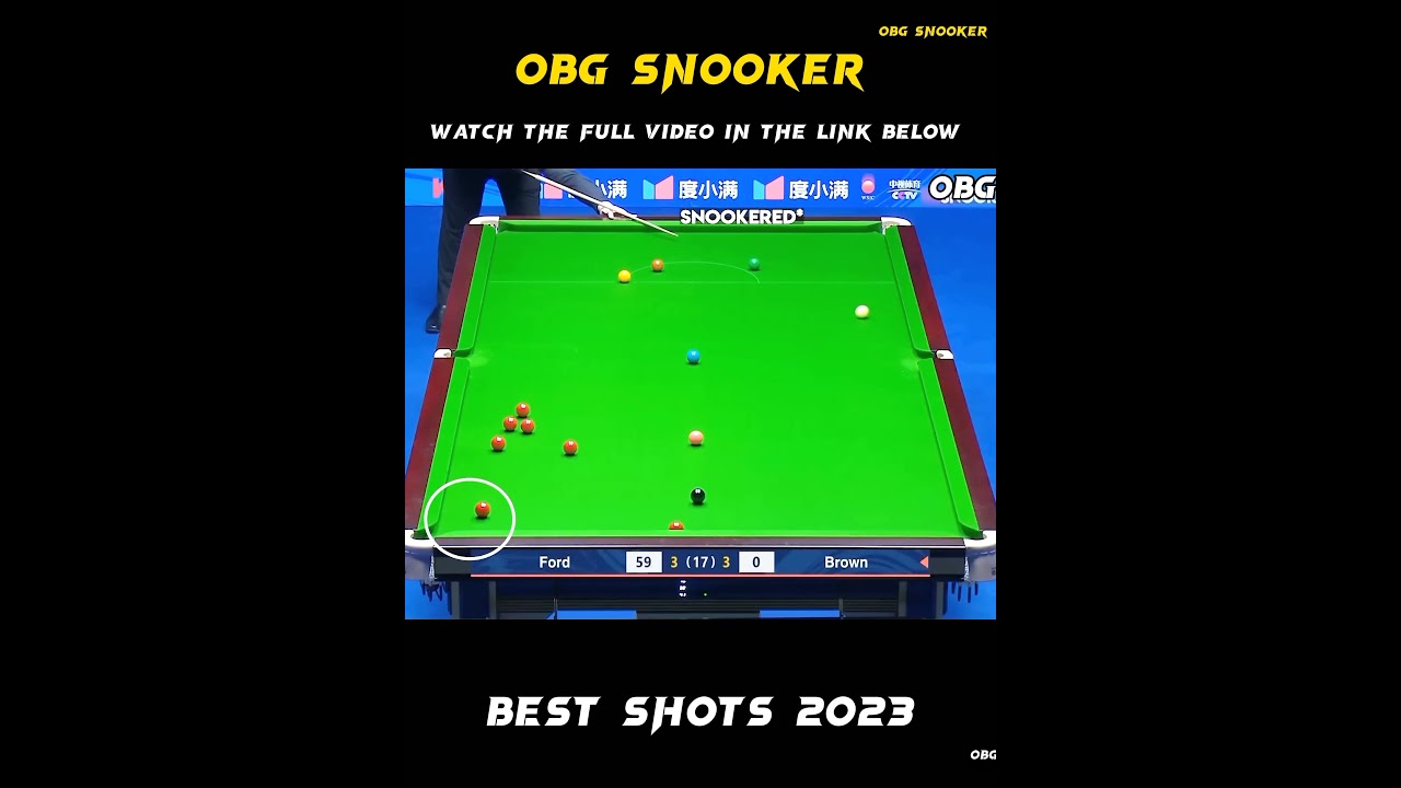 Best Shots Of 2023 #snooker #ronnieosullivan #snooker2023 #juddtrump #bestshot
