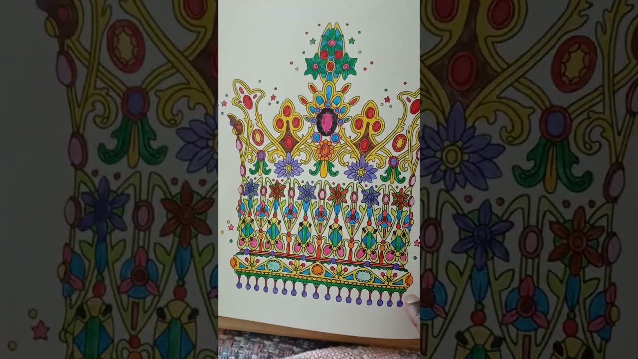 Magical Dawn coloring book by Hanna Kalzon.