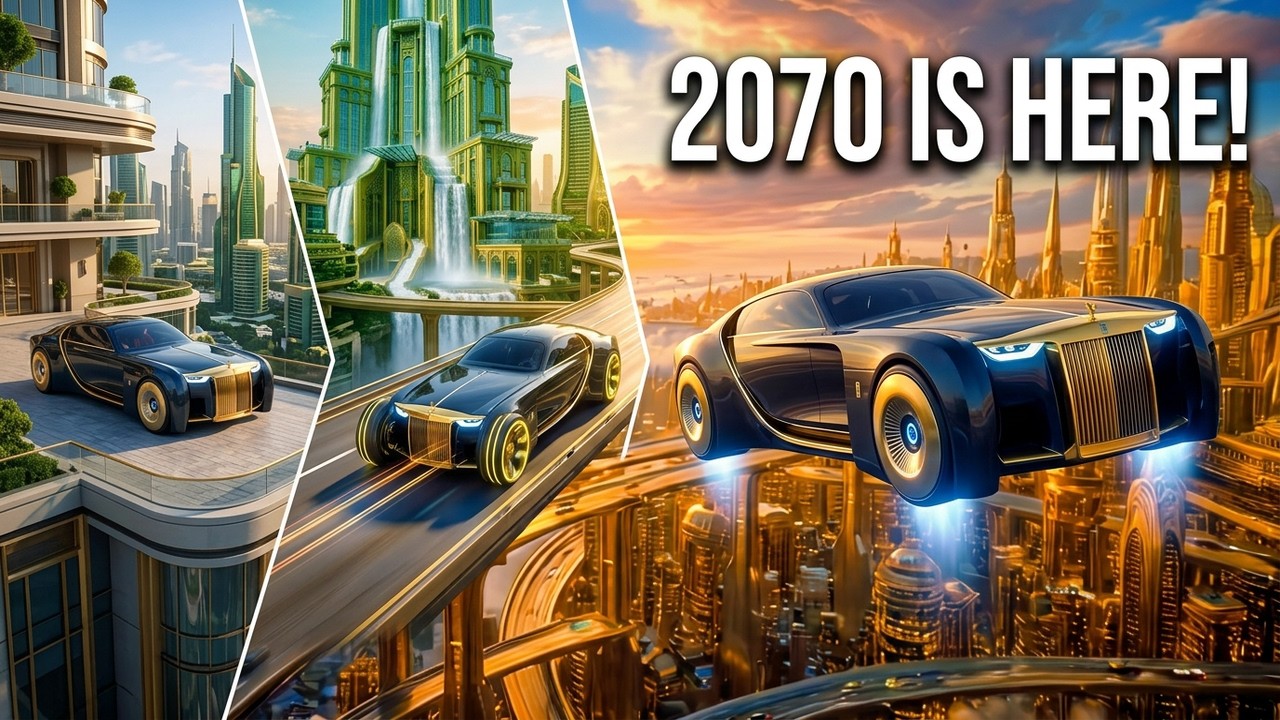 Inside Tomorrow's Megacity: 2070 Flying Cars & AI Already Exist