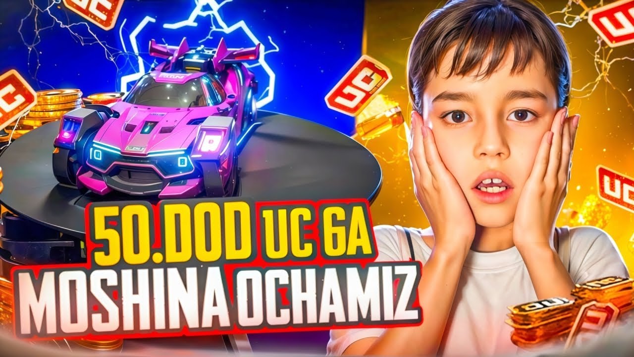 50000$ UCGA VES UZB HIS QILGAN! SUPER CAR OPEN CASE 😱 // SHERTOY + BEKKI PUBGM 300 MINGA 8100 UC 😱