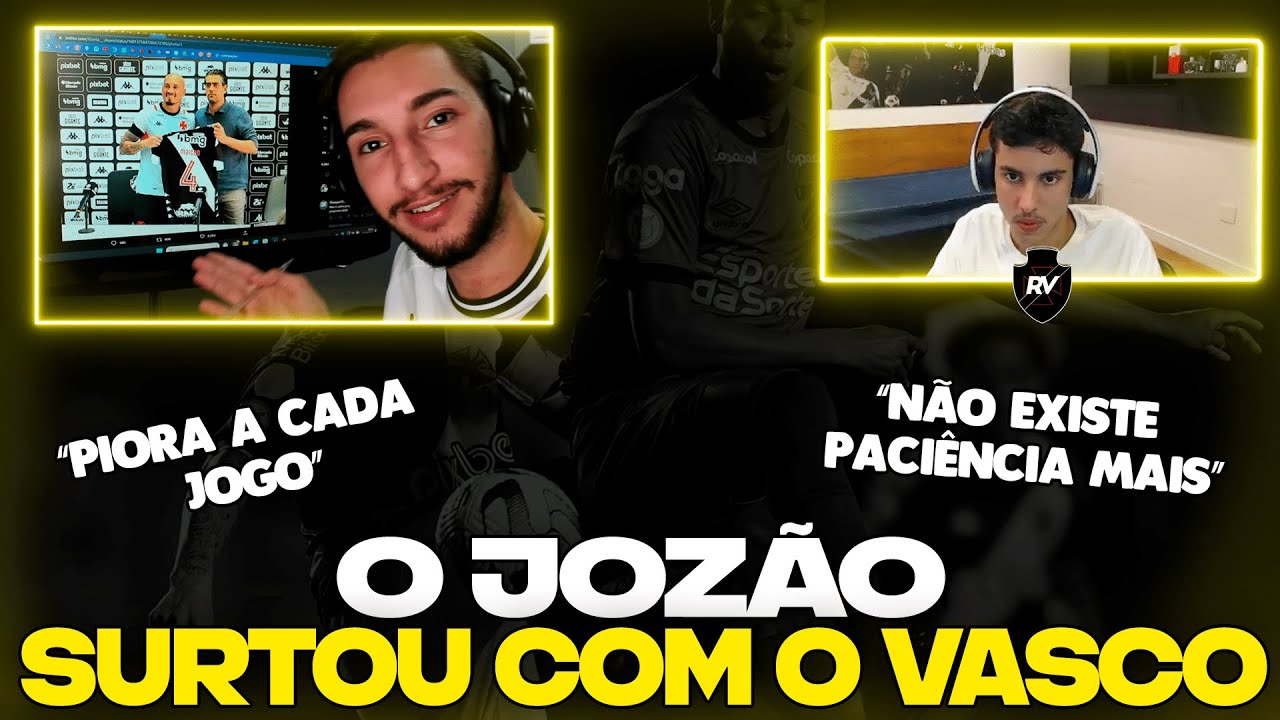 REACT DO RENATINHO: Vasco 0 x 2 Atlético P - TIME DO VASCO É SIMPLESMENTE HORROROSO! - JOZÃO FUTEBOL
