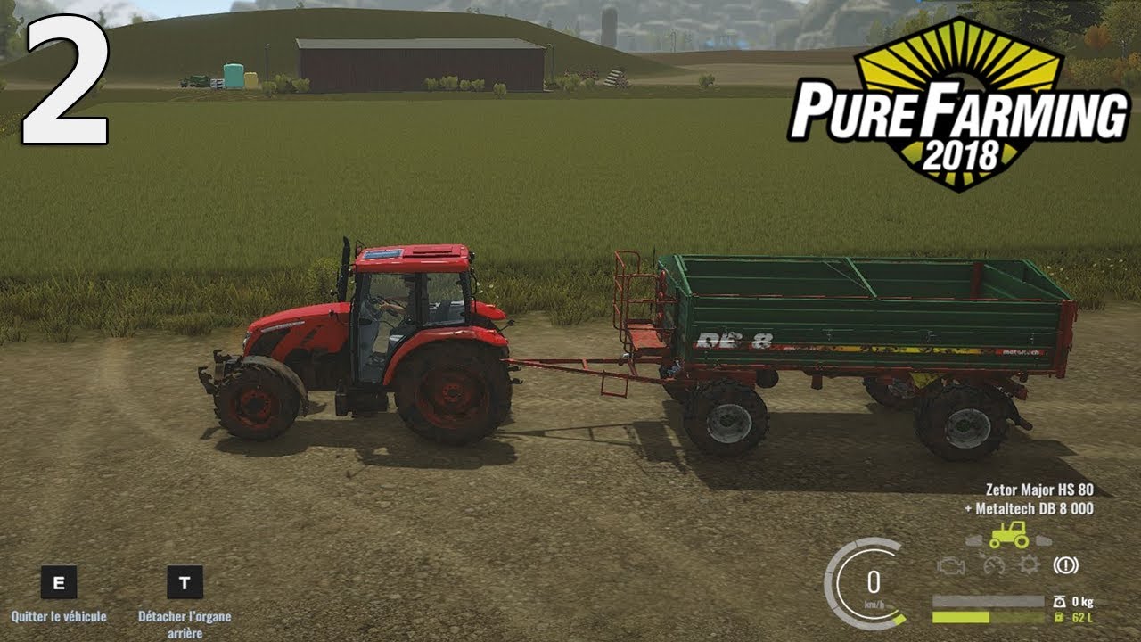 Pure Farming 2018 PC Ma Première Ferme #2 On Avance Vraiment Bien !!