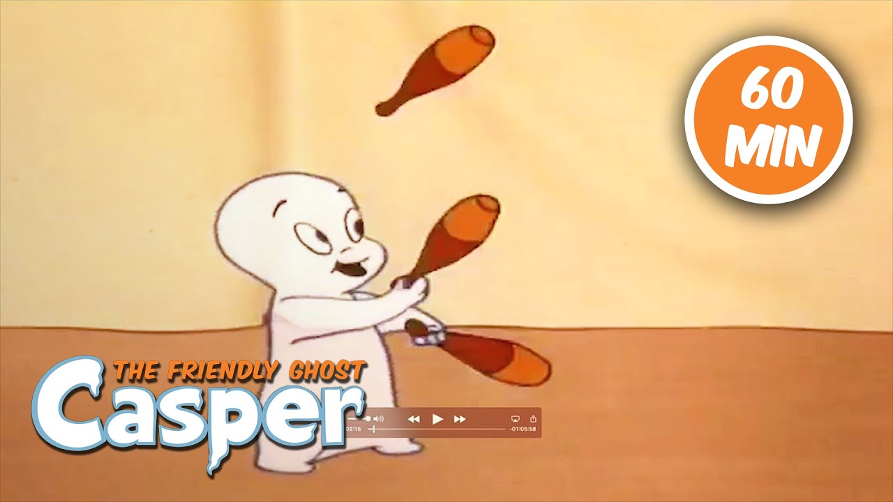 1 Hour Compilation | Casper The Friendly Ghost | Full Episode Collection | Cartoons For Kids