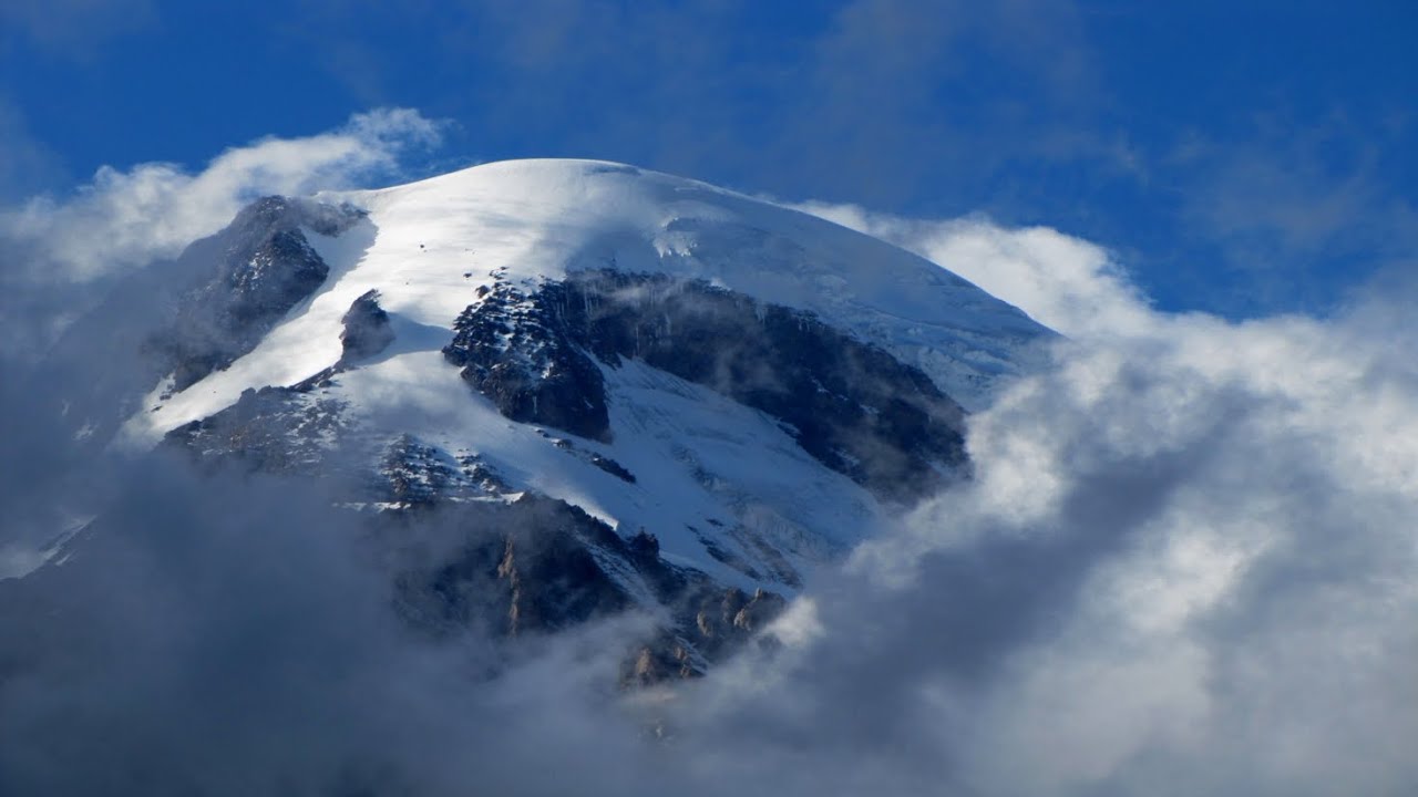 Damavand Kazbek Ararat Elbrus  4 x 5000 m volcanoes / WULKANY ŚWIATA