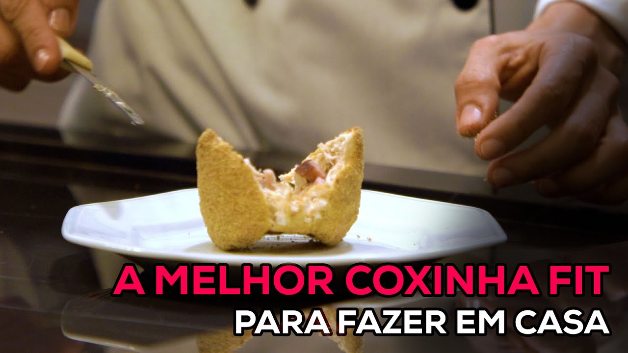 Como fazer a Melhor Coxinha FIT em CASA! - Rafael Aismoto