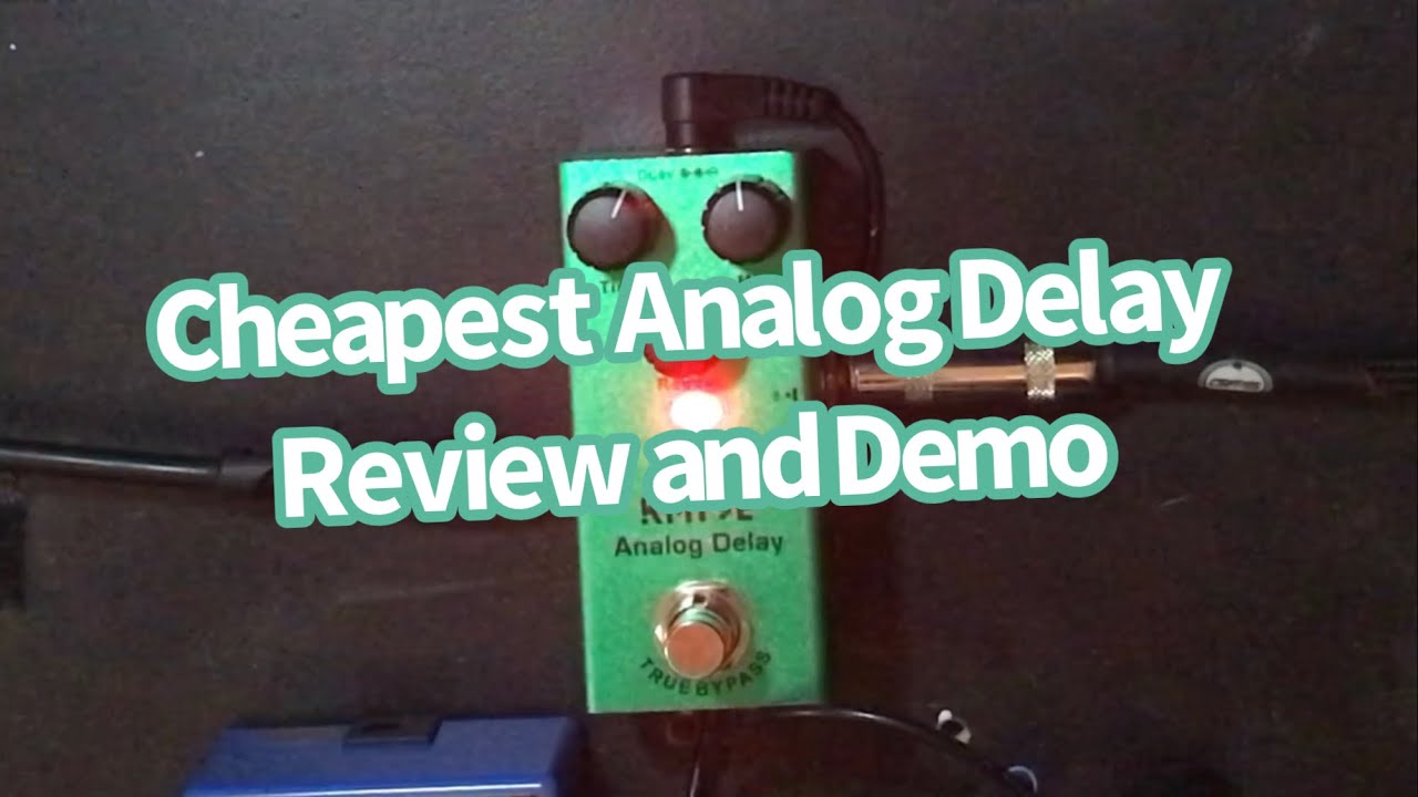 Kmise Analog delay pedal review and demo by Guitar Man3yt