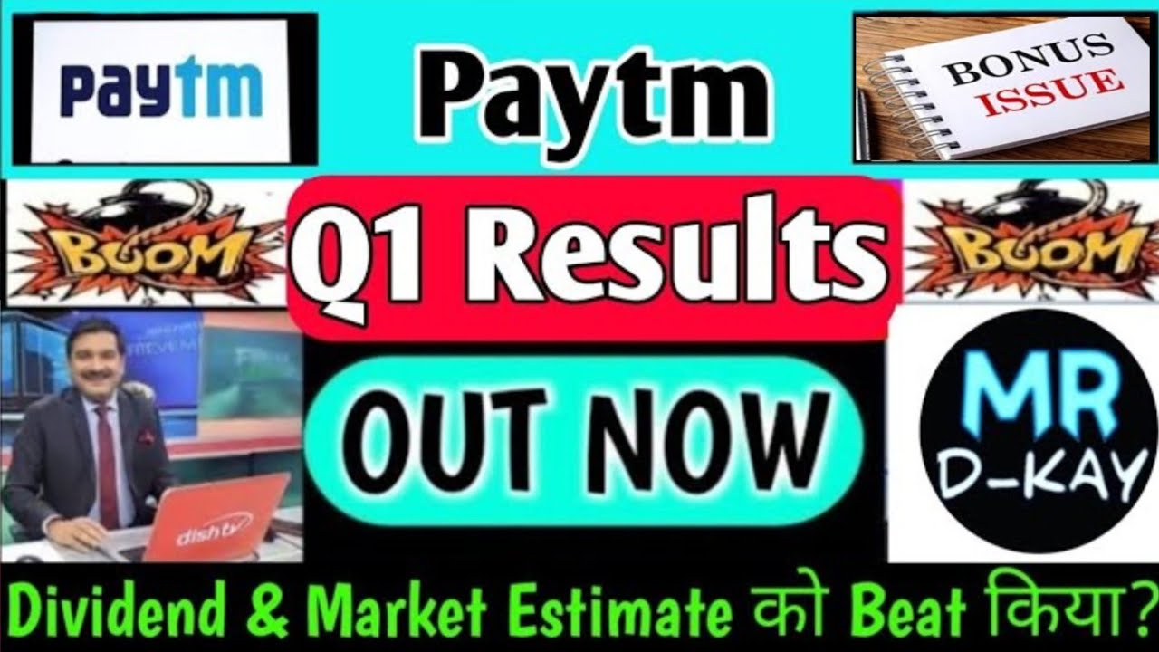 Paytm Q1 results 2027 | Paytm latest news | Paytm latest news today | Paytm Bonus News Today