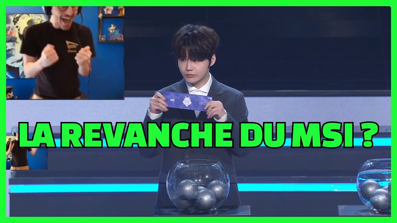 ENFIN UN BON TIRAGE ! React tirage au sort Round 4 Worlds 2025