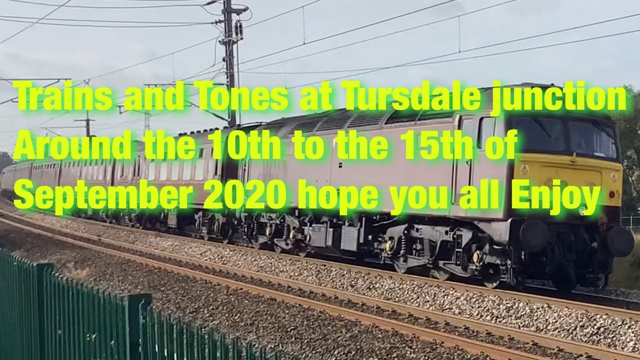 Trains and Tones at Tursdale Junction between the 10th and the 15th of September 2020