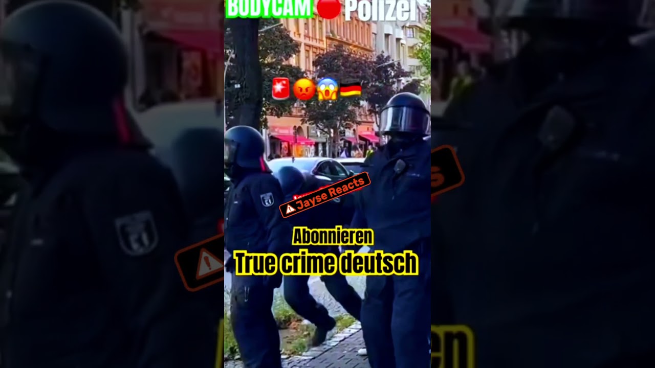Berlin au&szlig;er Kontrolle? 😳 Diese Bodycam-Aufnahmen gehen gerade viral 🚨#bodycam #shorts #berlin